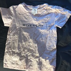 Givenchy Kids Light Pink Tee with Logo